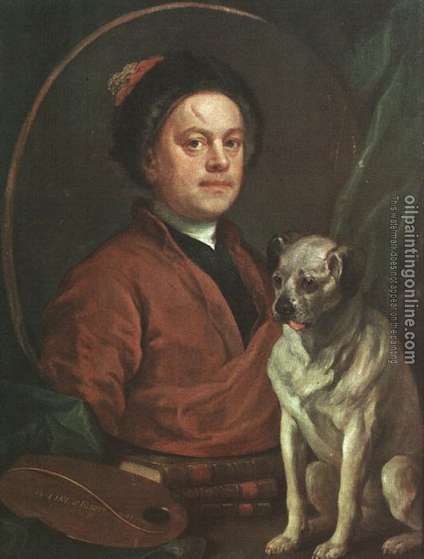 Hogarth, William - The Painter and his Pug